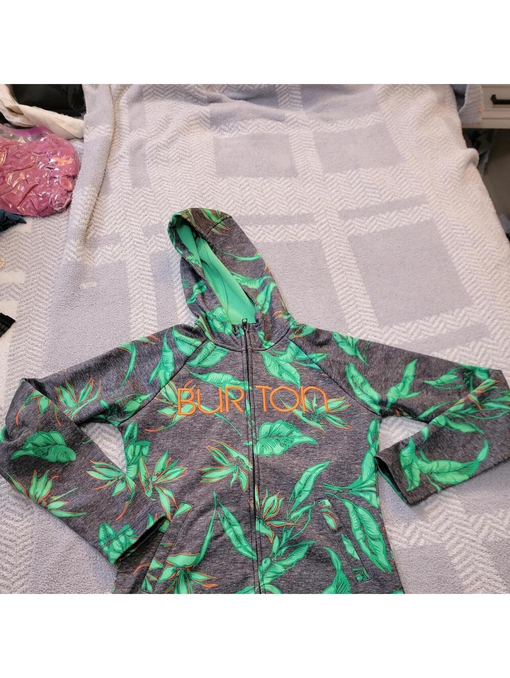 Burton Men's Multi and Grey Hoody